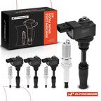 Set of 4 Ignition Coils & Iridium Spark Plugs for Chevy Equinox Malibu (2018–2020)