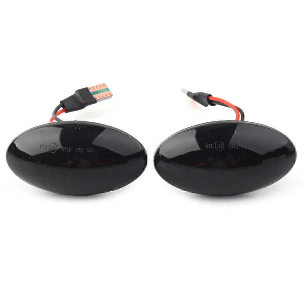 LED Black Dynamic Side Marker Lights for Mini Cooper R50 R52 R53 (2001-2008)