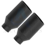 4" Inlet 7" Outlet 15" Long Black Diesel Exhaust Tip for Universal Fit (2010–2023)