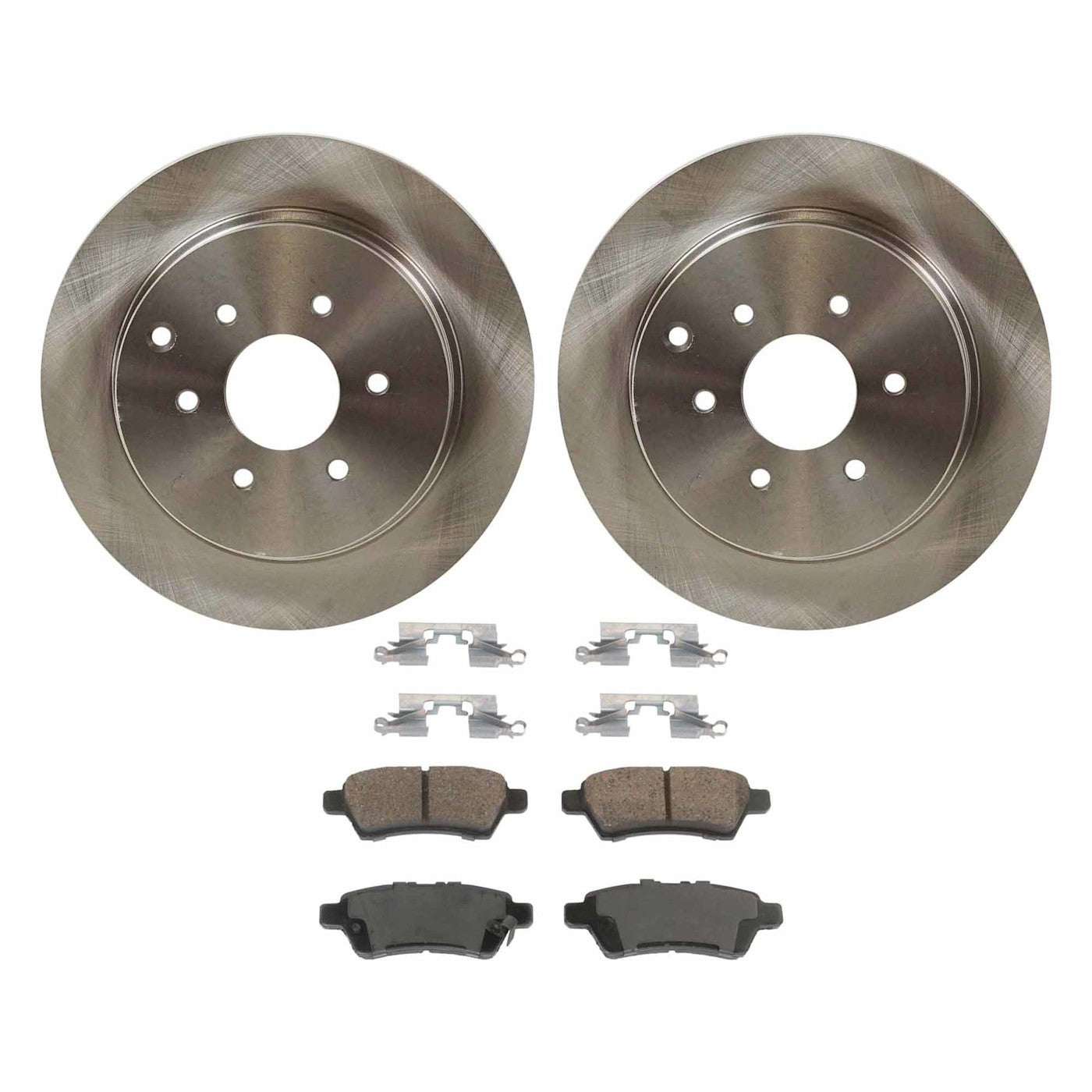 Rear Brake Disc Rotors and Pads Kit for Nissan Pathfinder (2005–2012)