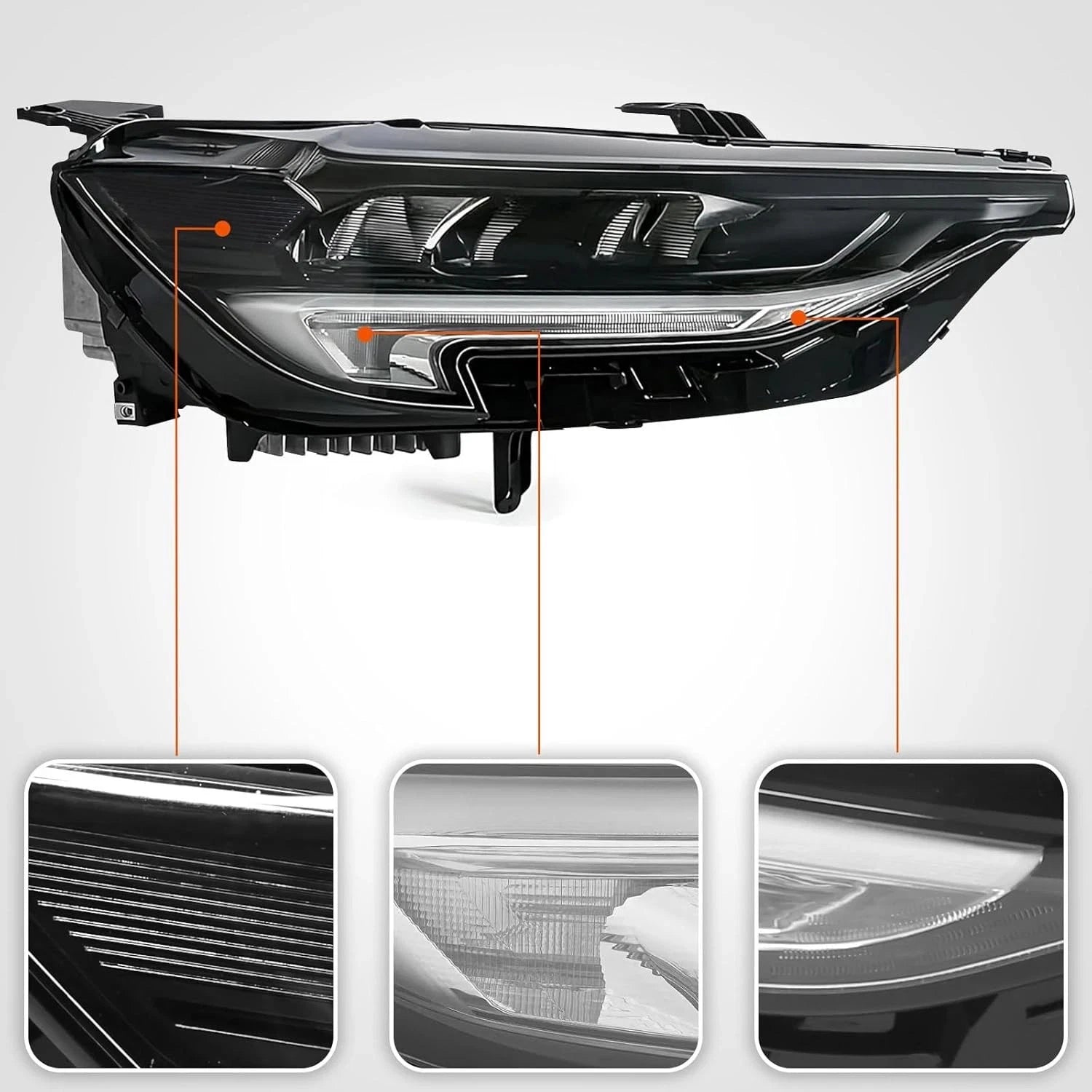Full LED Headlight for Buick Envision (2021–2023) Passenger RH