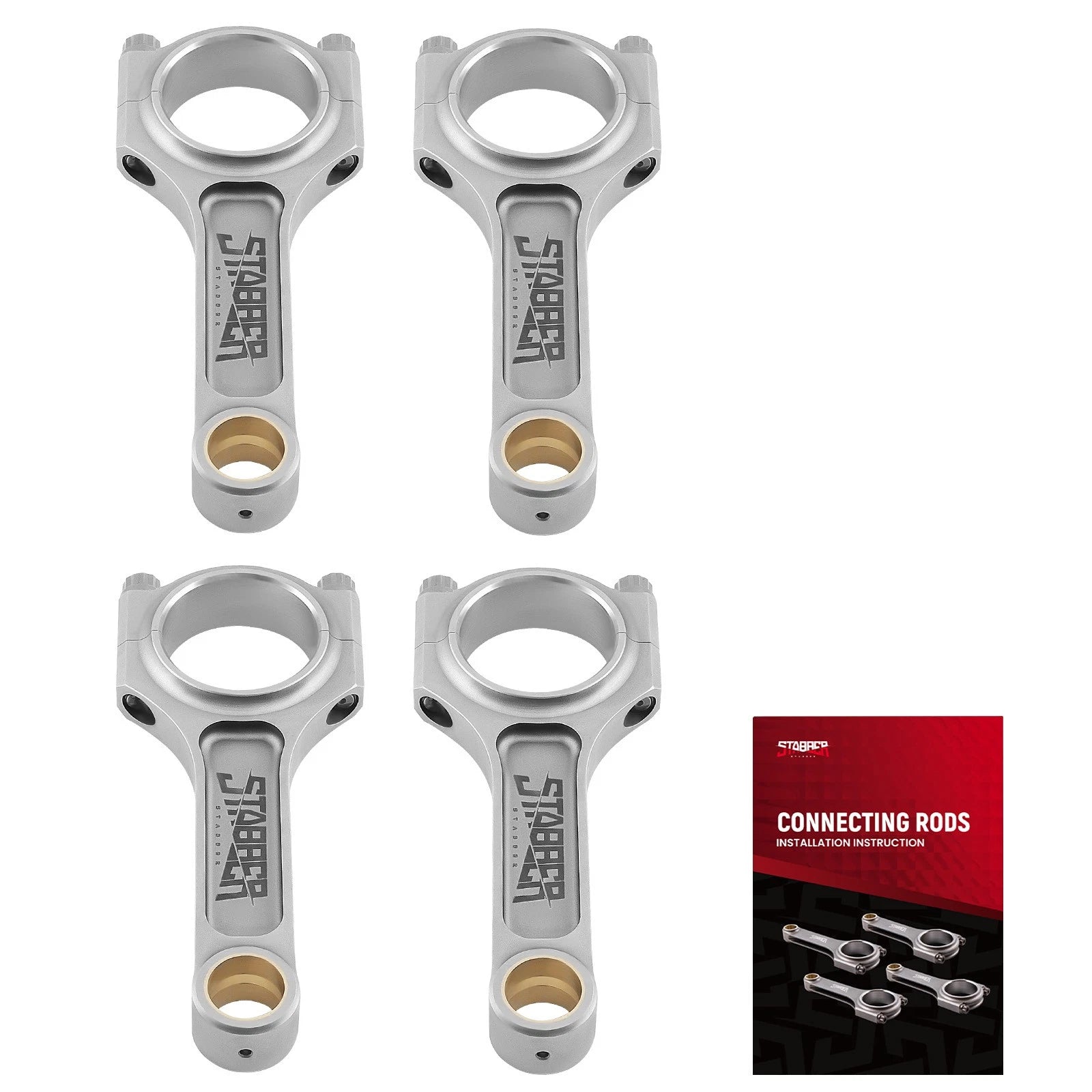 Performance Connecting Rods for Honda Civic Del Sol 1.6L (1994–1997) 134.36mm I-Beam