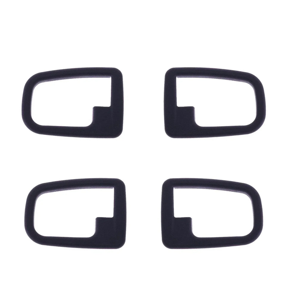 4pcs Textured Black Inner Door Handle Trim for BMW 3 Series (1990–1999)