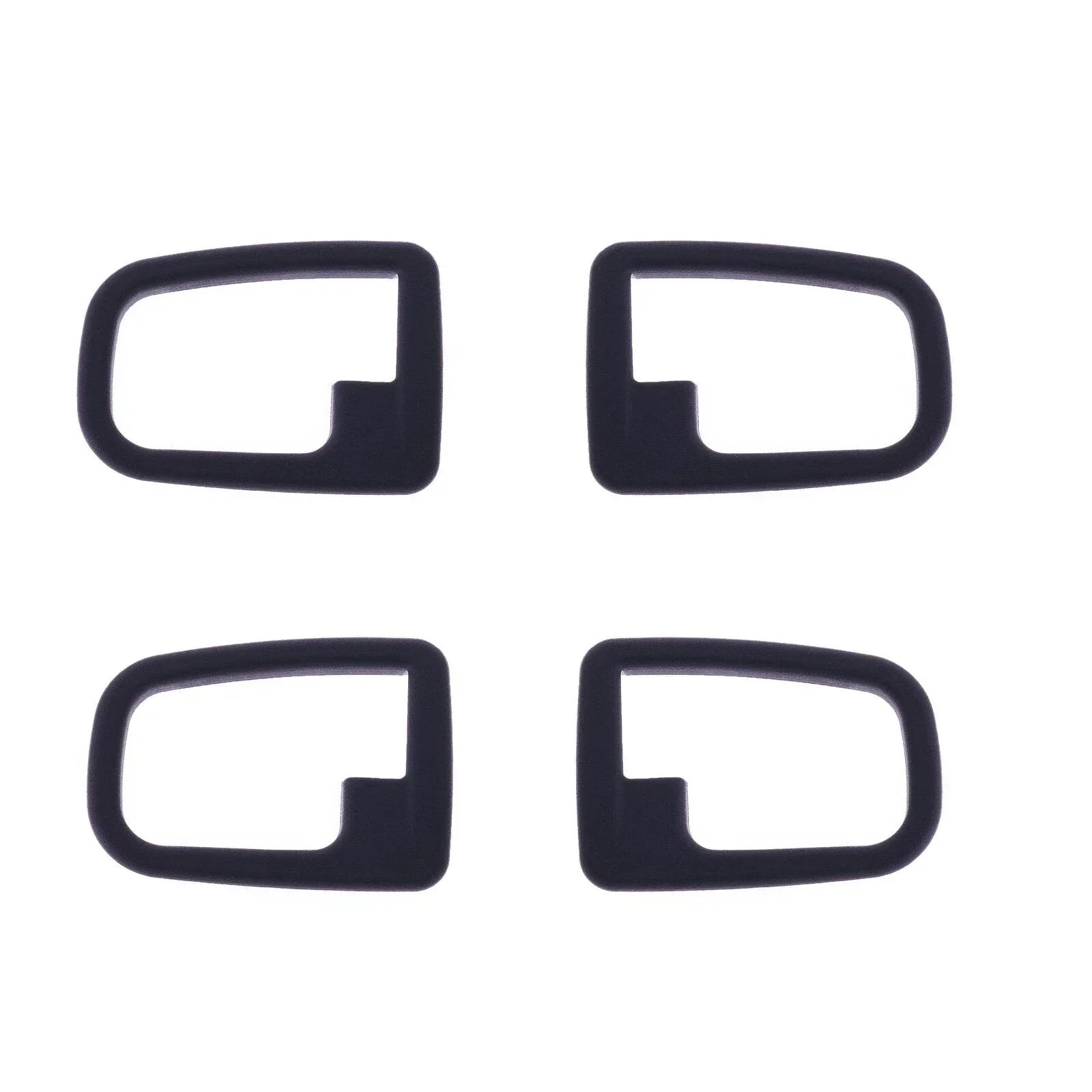 4pcs Textured Black Inner Door Handle Trim for BMW 3 Series (1990–1999)
