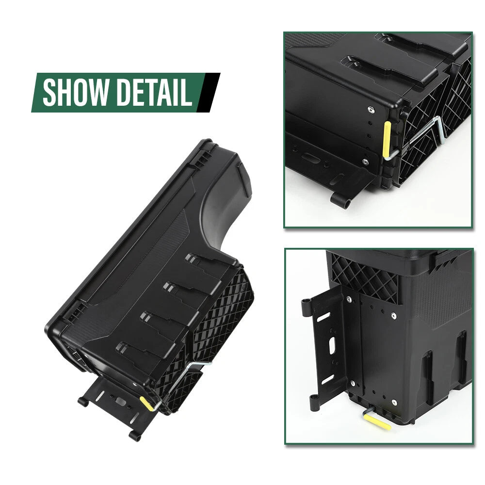Set of 2 Truck Bed Storage Tool Boxes for Dodge Ram 1500 (2019–2021)