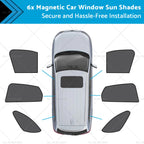 6X Magnetic Car Window Sun Shades for Mazda CX-3 (2015–Current)
