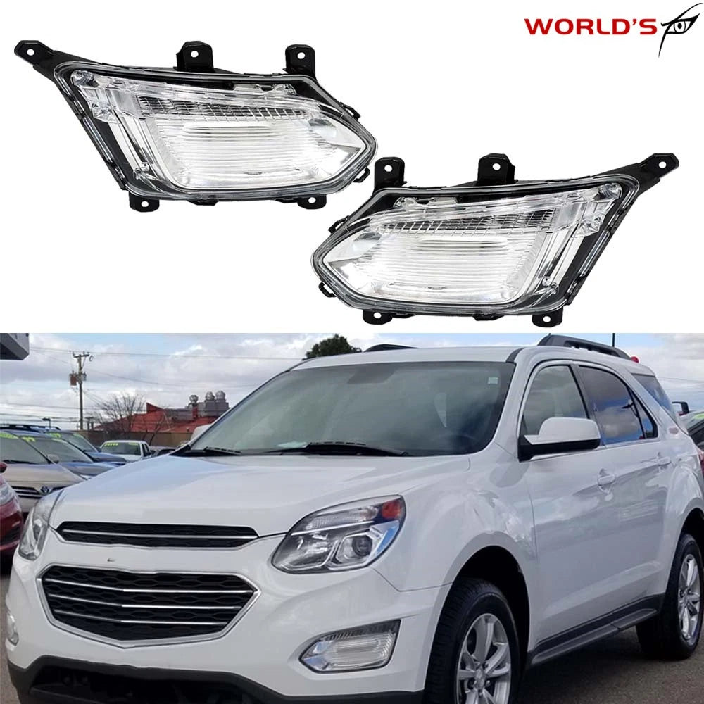 Set of 2 LED Fog Light Assemblies for Chevrolet Equinox (2016–2017)