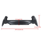 Rear Upper Bumper Cover for Acura RDX (2016â2018) Black Primed Plastic