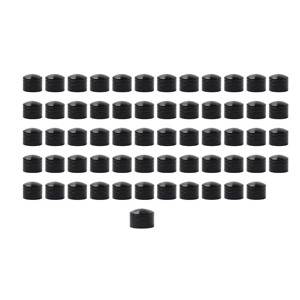 60X Black Engine Screw Caps for Harley Twin Cam Engines (1999-2017)