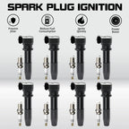 8x Ignition Coils & Spark Plugs for Cadillac Deville 4.6L (2004–2005) 12567285