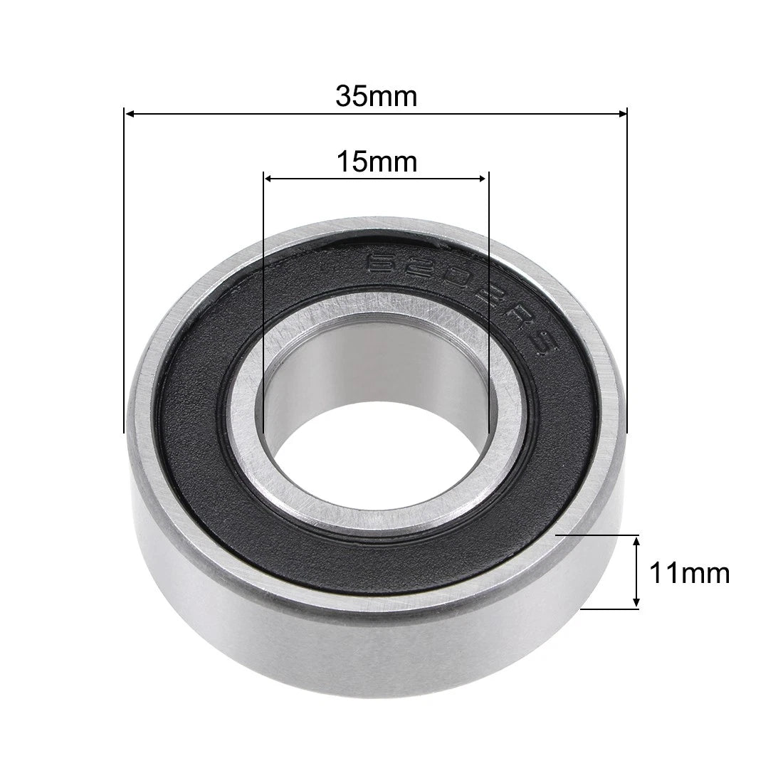 6202-2RS Ball Bearing for Various Models (15x35x11mm, ABEC-3)