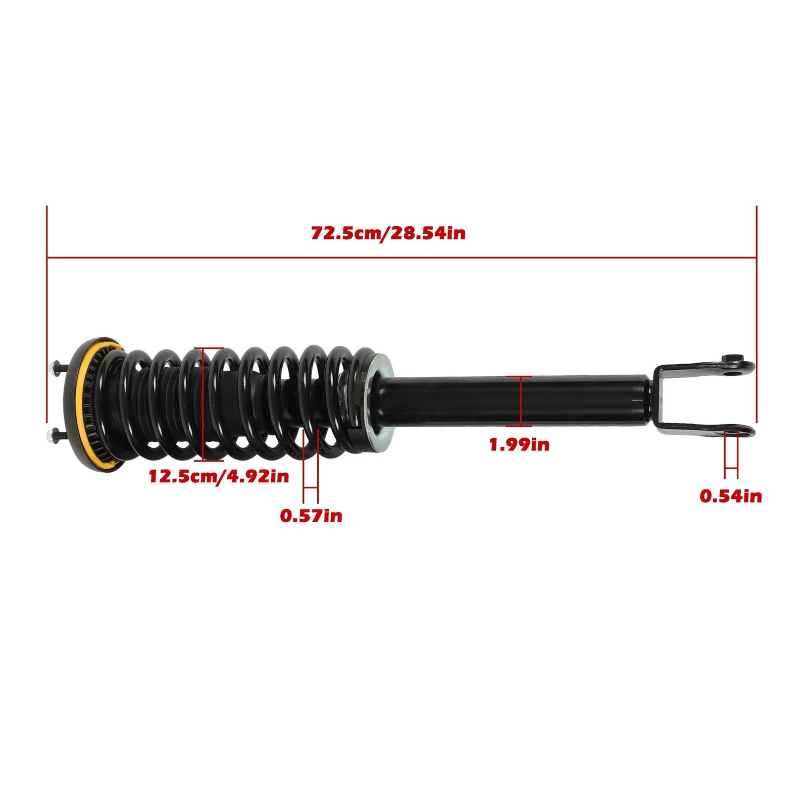 2X Front Shock Struts Assembly for Jaguar XJ XJR X351 (2010–2019)
