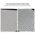 Stainless Steel Black Mesh Grille Insert for Chrysler 200 (2011-2014)