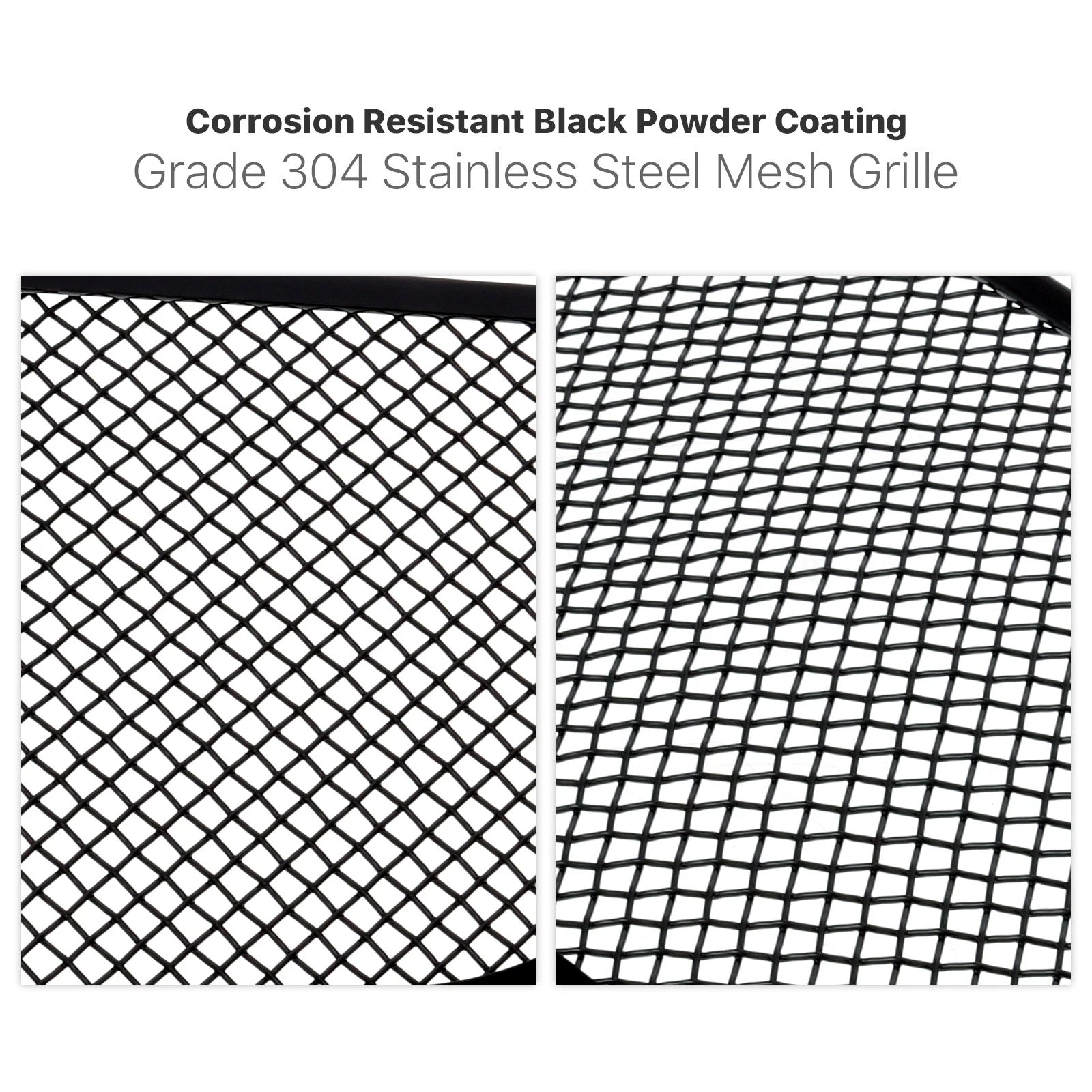 Stainless Steel Black Mesh Grille Insert for Chrysler 200 (2011-2014)