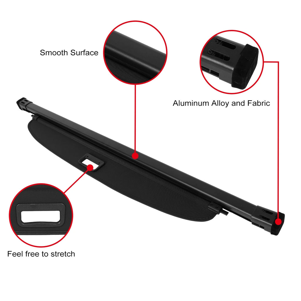 Retractable Rear Cargo Security Trunk Cover for Toyota 4Runner (2025–2026)