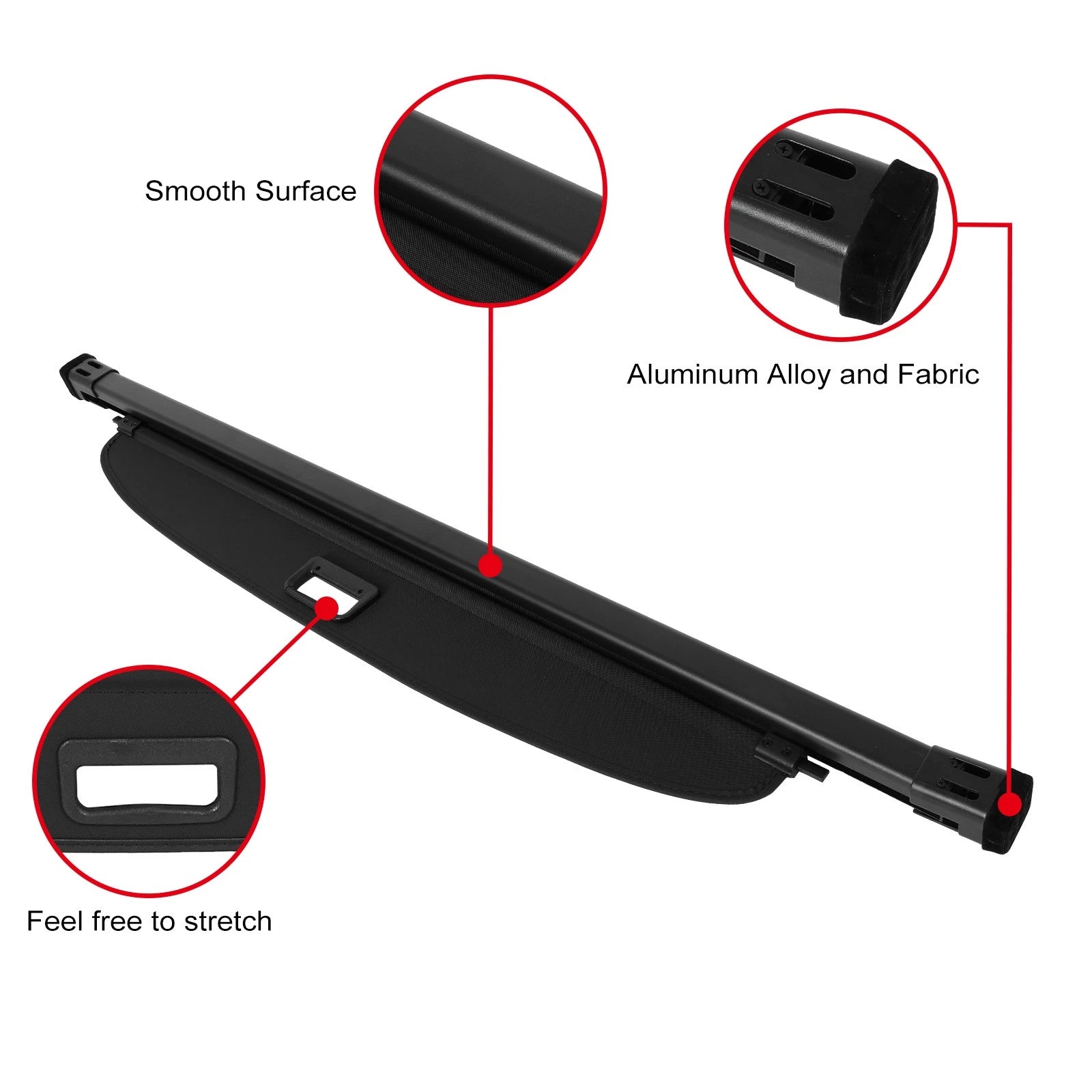 Retractable Rear Cargo Security Trunk Cover for Toyota 4Runner (2025–2026)