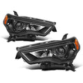 OE Style Projector Headlight for 4Runner (2014–2020) Black Housing Amber Corner