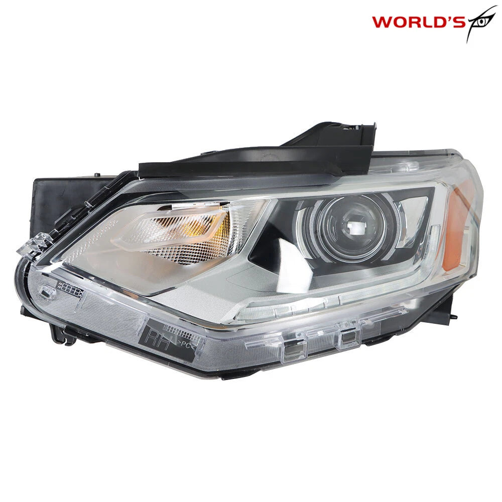 Left Headlamp for Chevy Traverse (2018–2020) HID LED DRL Chrome