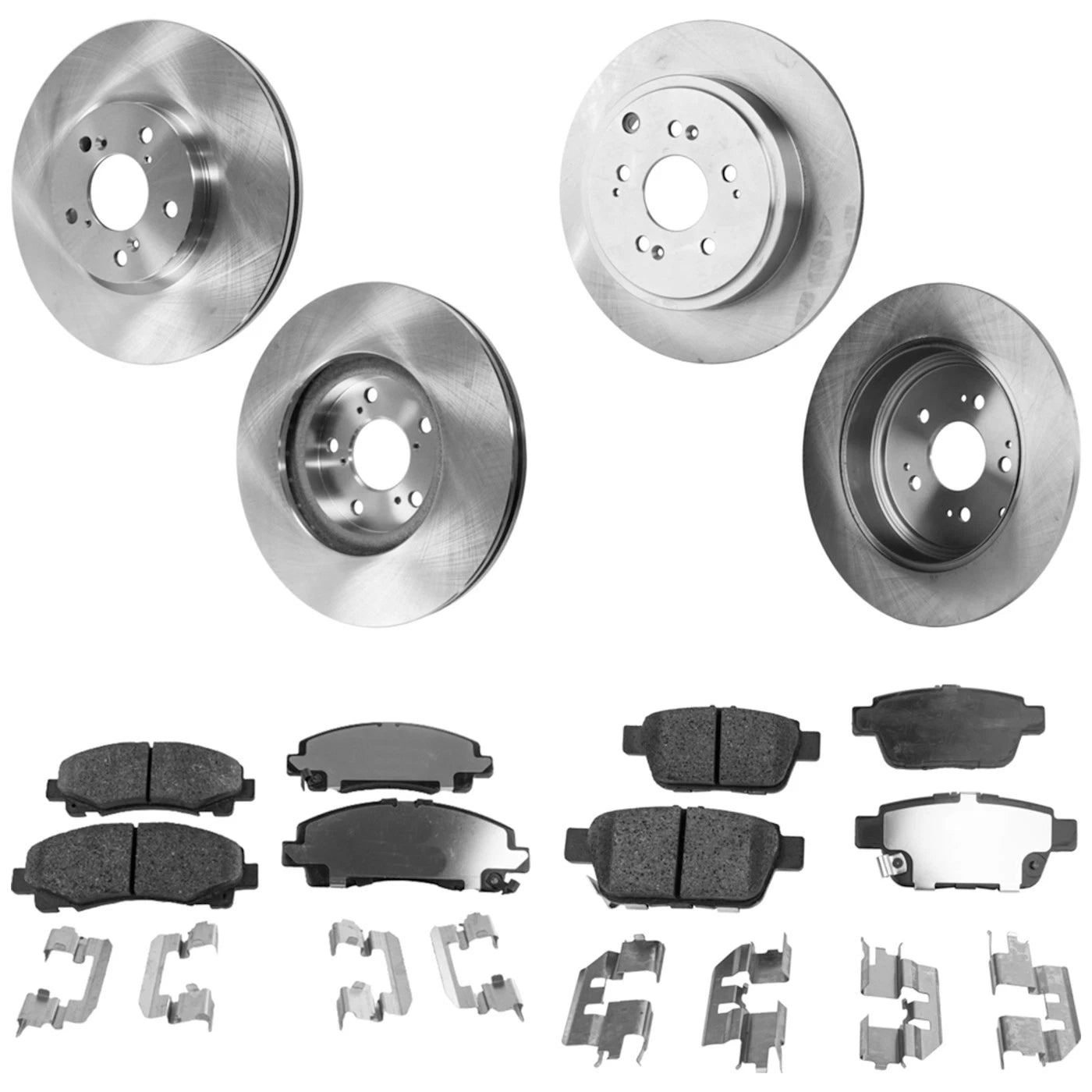 Disc Brake Rotor and Pad Kit for Honda Ridgeline (2006–2011)