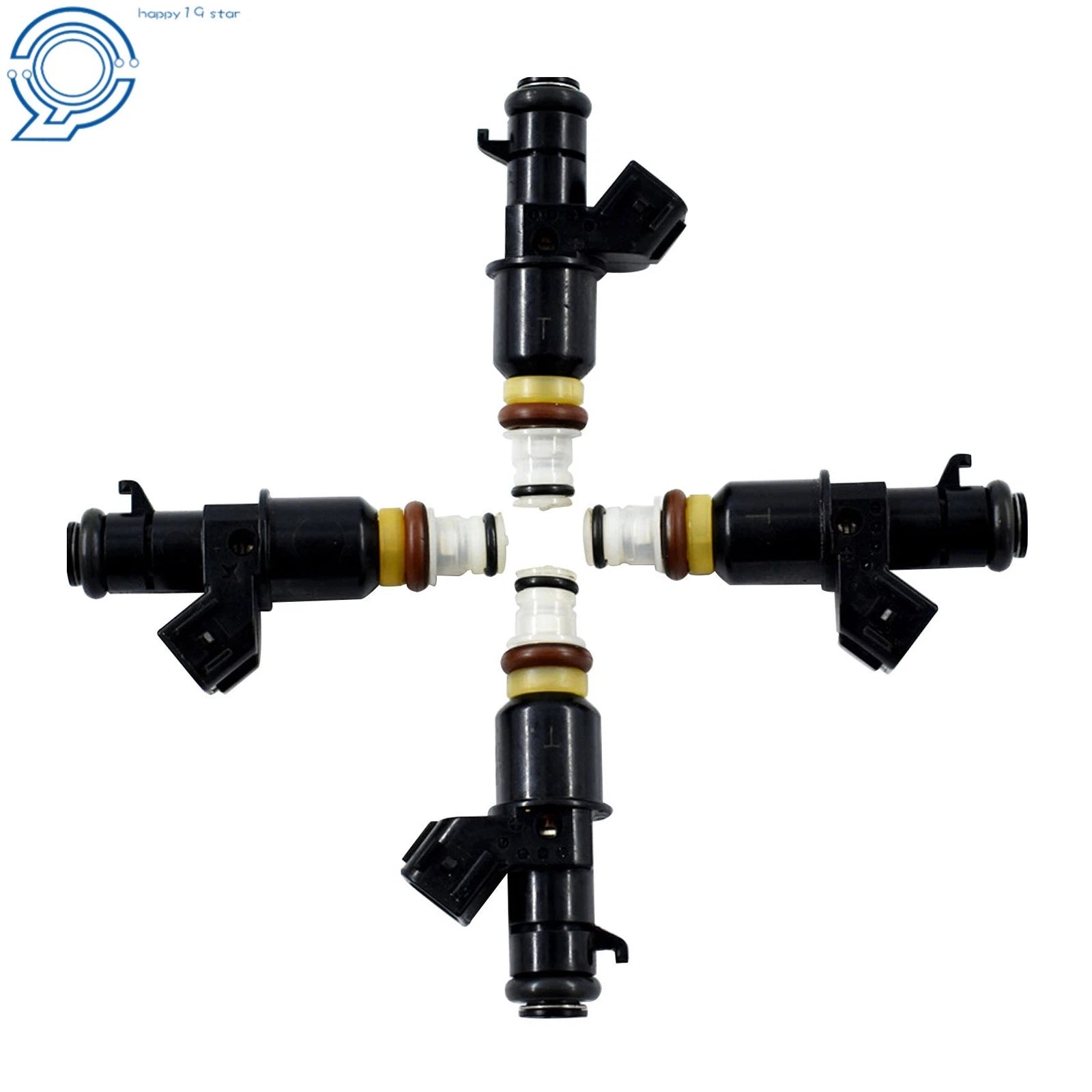 Set of 4 Fuel Injectors for Honda Civic (2002–2005) Acura RSX (2002–2006)