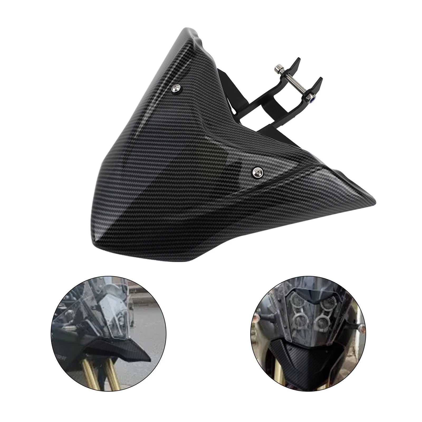 Carbon ABS Front Fender Beak Extension for Yamaha Tenere 700 (2019–2022)