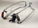 Set of 2 Air Wing Saddlebag Lid Top Rail Red LED Tail Lights for Harley (2014–2020)
