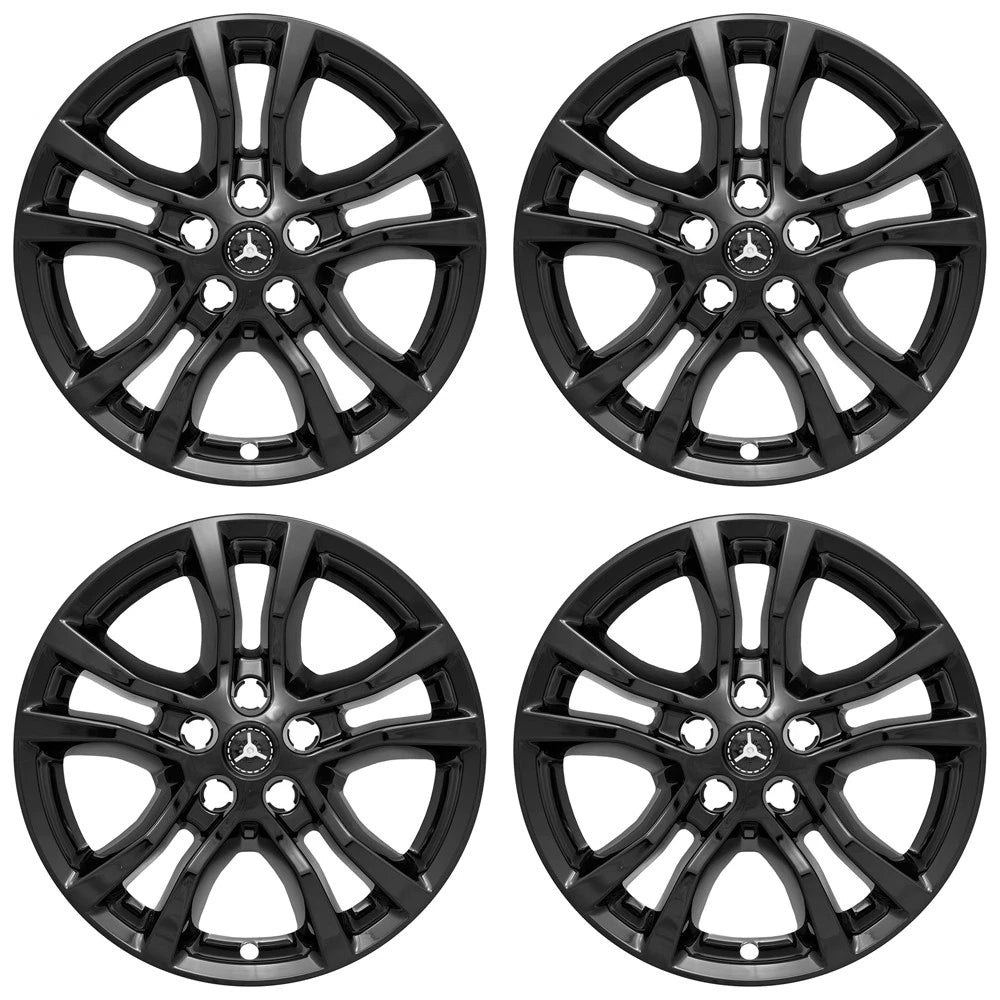 18" Gloss Black Wheel Skins for 2014-2015 Chevy Camaro - UQSK0244