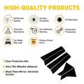 Set of 6 Black Window BC Pillar Posts Cover Trim for Honda Civic Sedan (2022)