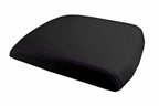 Leather Console Lid Armrest Cover for Dodge Ram (2009–2016) Purple Stitch