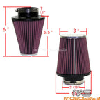 Oval Tapered Air Filter Cleaner for Harley Softail Slim FLSS, Road King