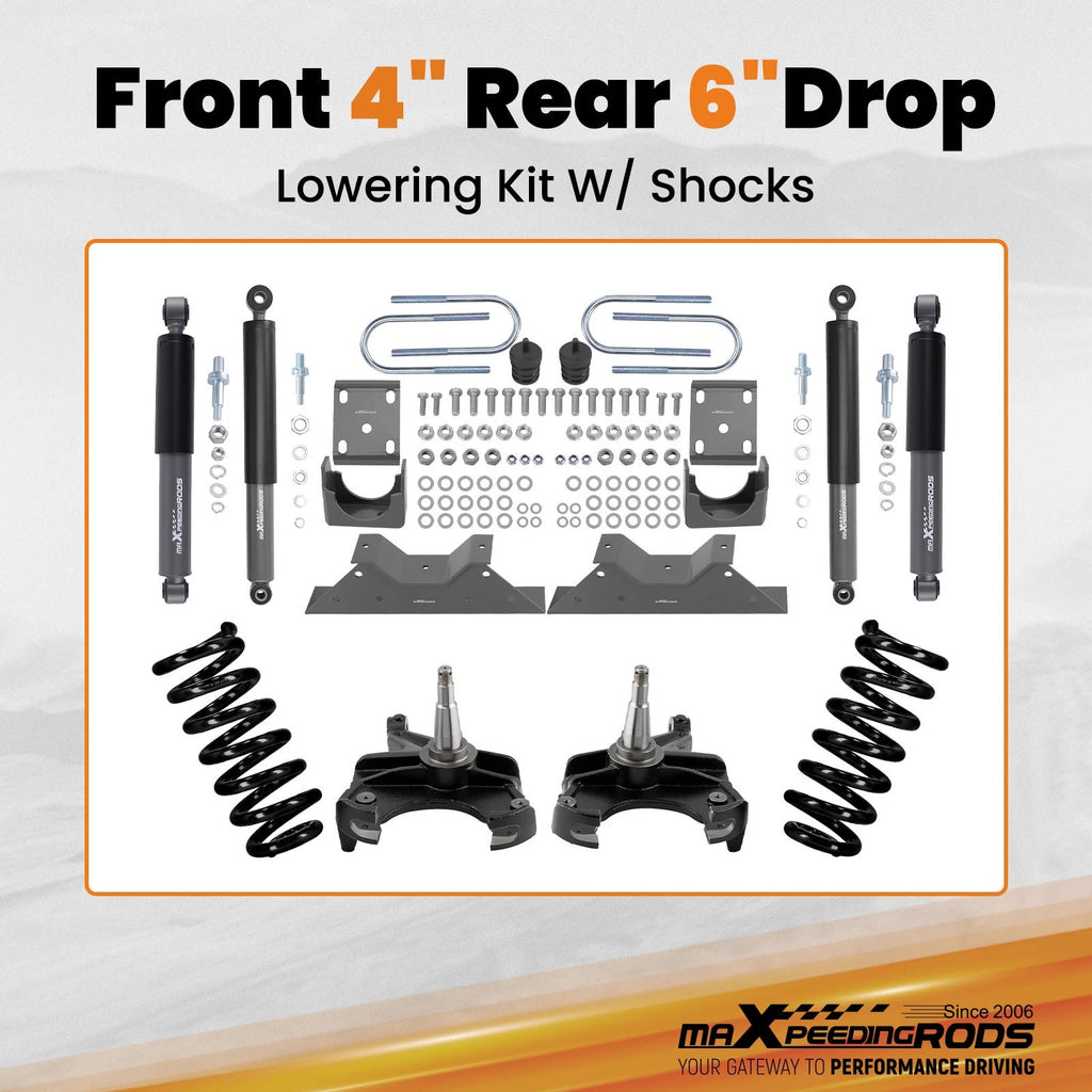Lowering Drop Kit with Shocks for Chevy GMC C10 C15 (1973-1987)