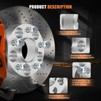 Set of 4 Wheel Spacers 1.5" 5x4.5 for Jeep Liberty Wrangler Grand Cherokee