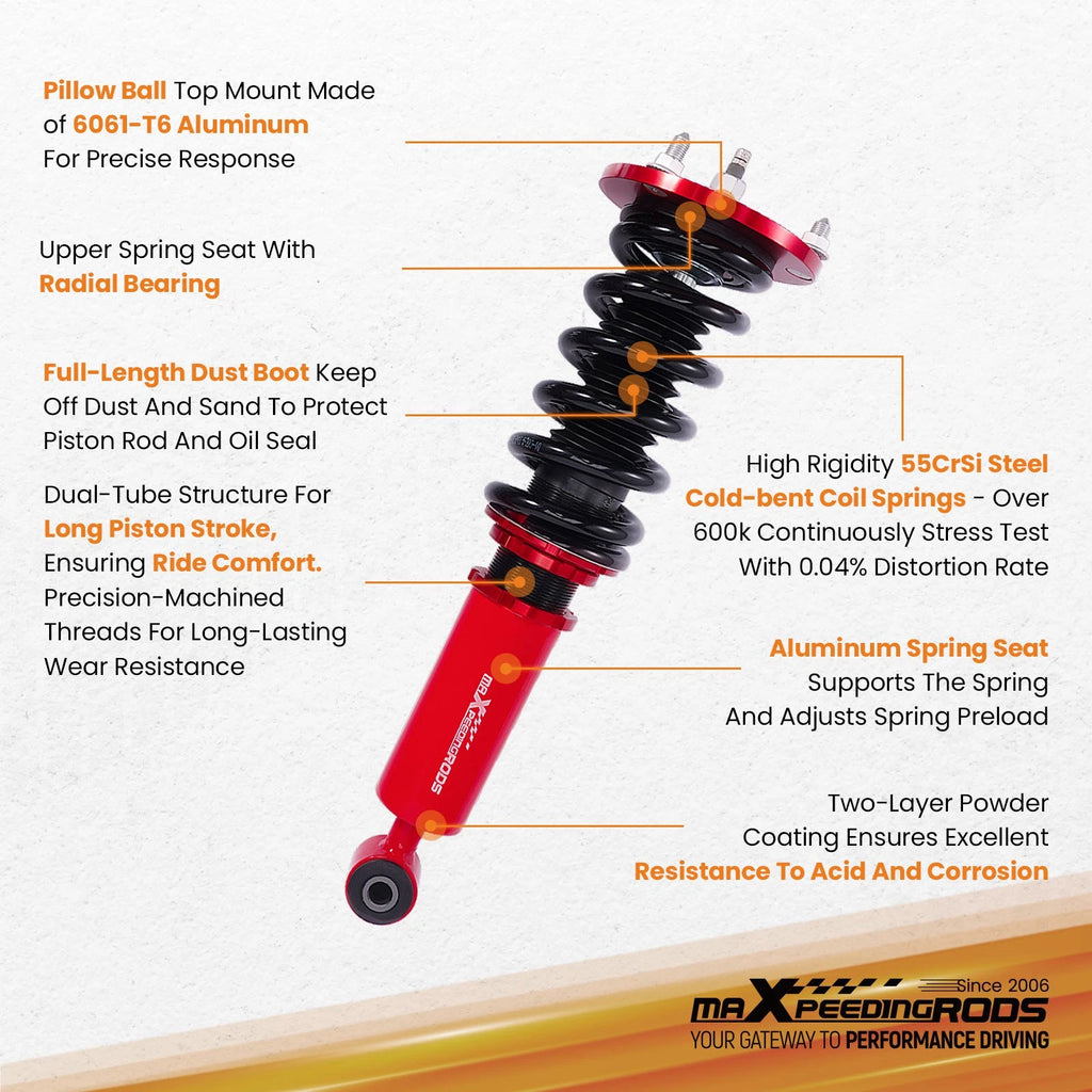 Coilover Suspension Kit for Toyota Supra MKIV (1993-1998)