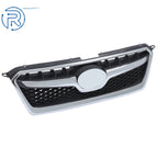 Front Bumper Upper Grille for Subaru XV Crosstrek (2013-2015) Black Mesh Chrome