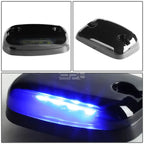 3Pcs Smoked Housing Blue LED Cab Roof Running Light for Silverado/Sierra (2007–2013)