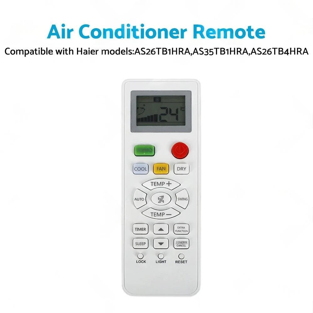 Air Conditioner Remote for Haier AS26TB1HRA AS35TB1HRA AS26TB4HRA (No Year)