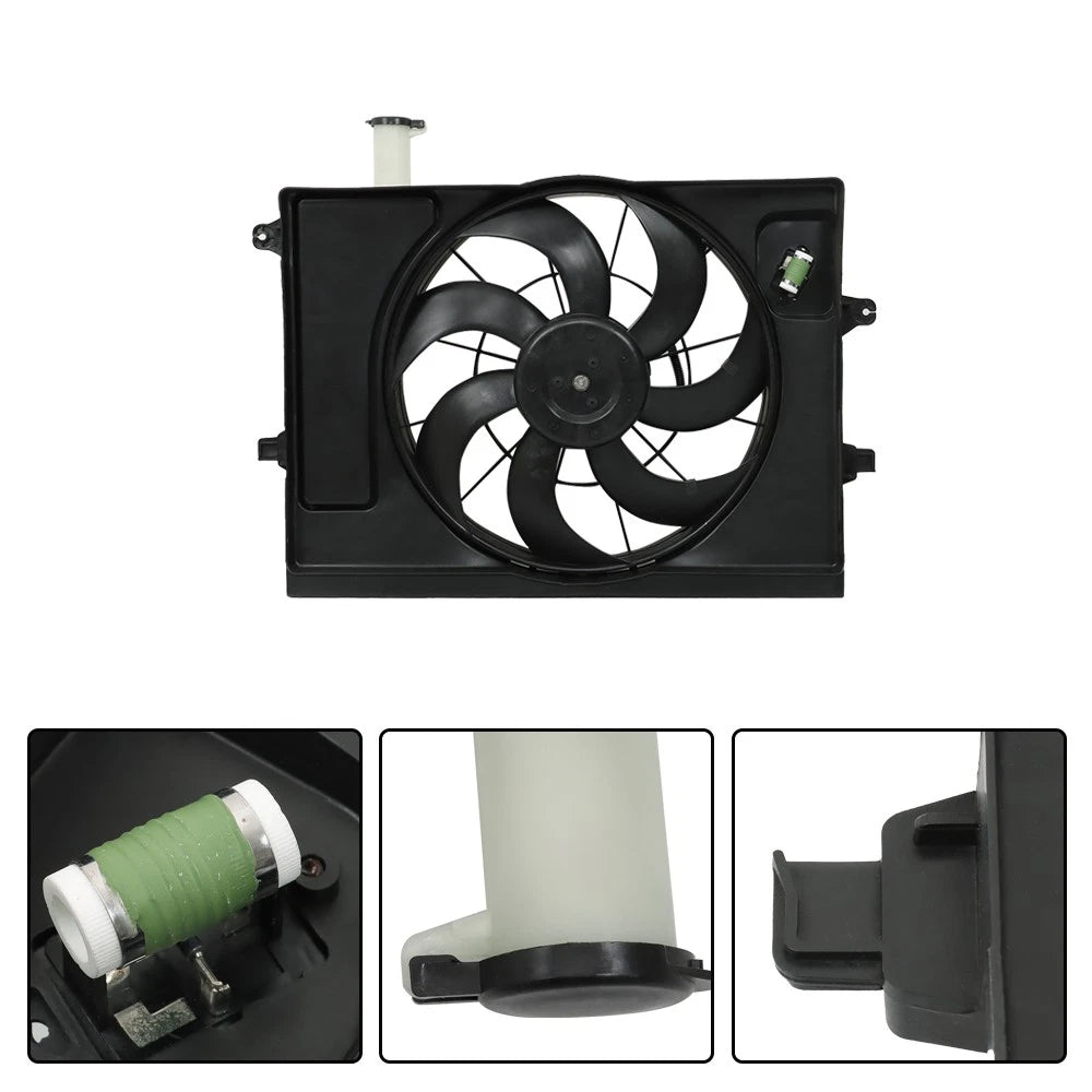 Radiator Cooling Fan Assembly for Hyundai Kona (2019–2021)