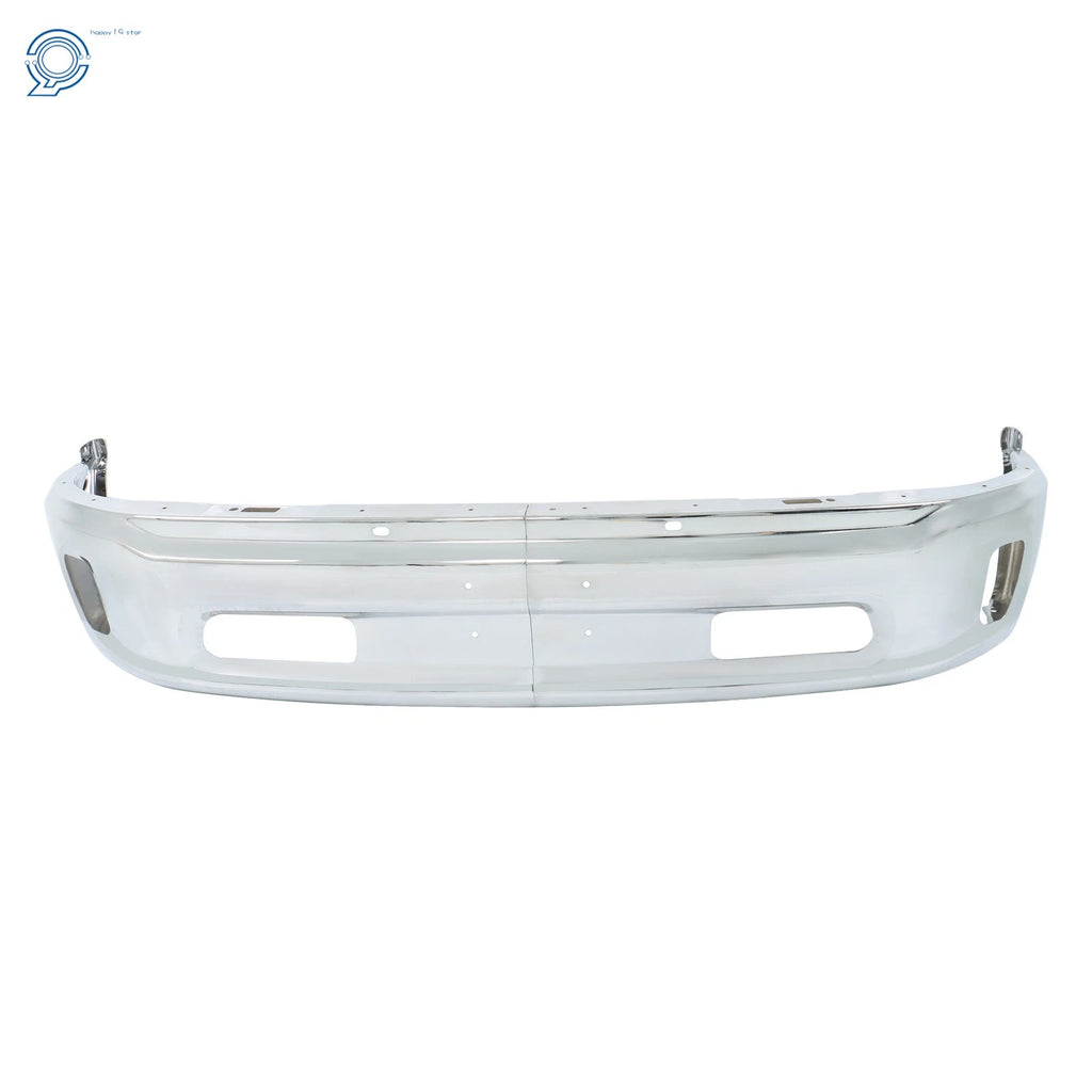 Front Bumper Face Bar for RAM 1500 (2013-2018) Split Design with Fog Light Cutout Chrome