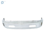 Front Bumper Face Bar for RAM 1500 (2013-2018) Split Design with Fog Light Cutout Chrome