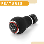 5 Speed Manual Gear Shifter Knob for Audi A4 B5 (1994–2001) Plastic Leather