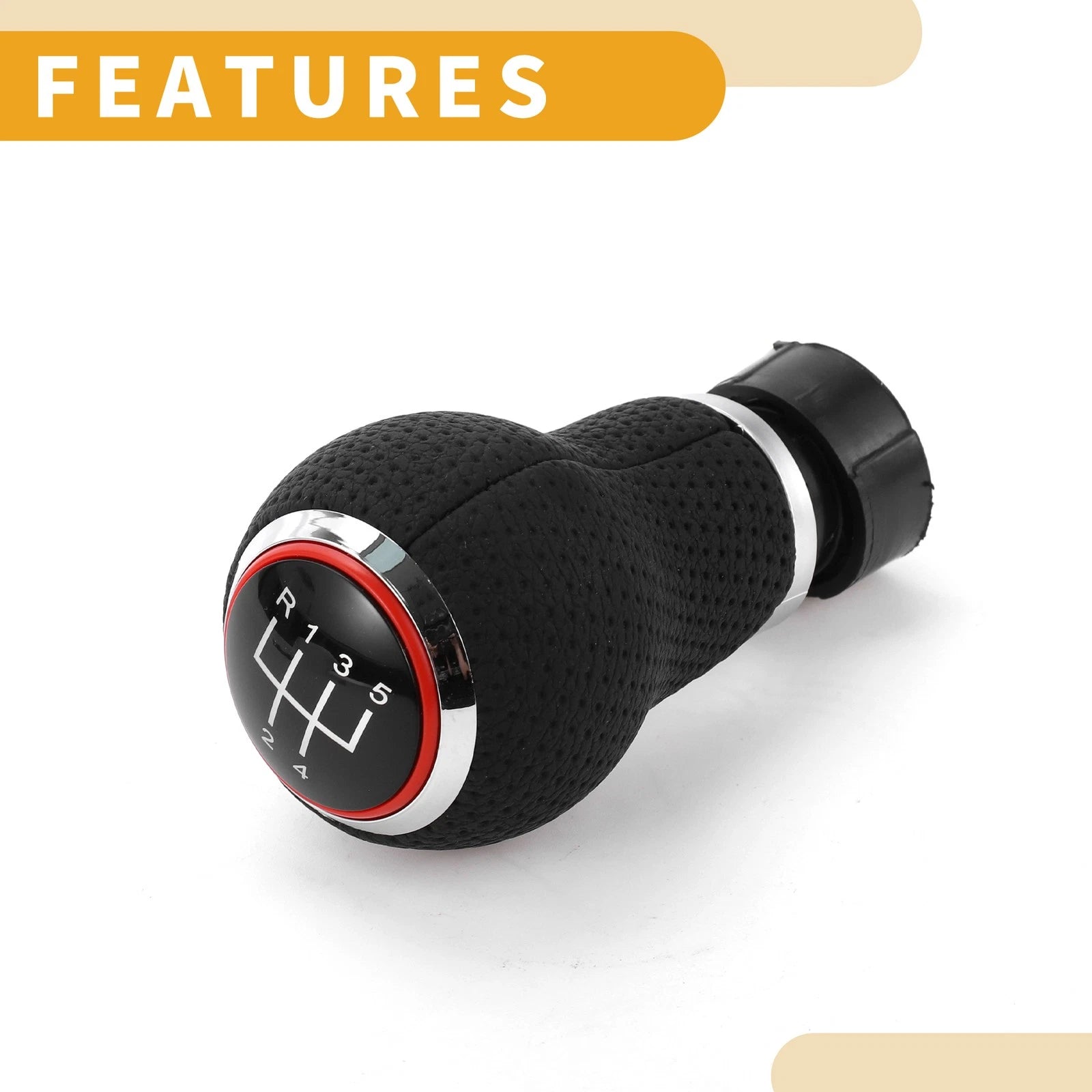 5 Speed Manual Gear Shifter Knob for Audi A4 B5 (1994–2001) Plastic Leather