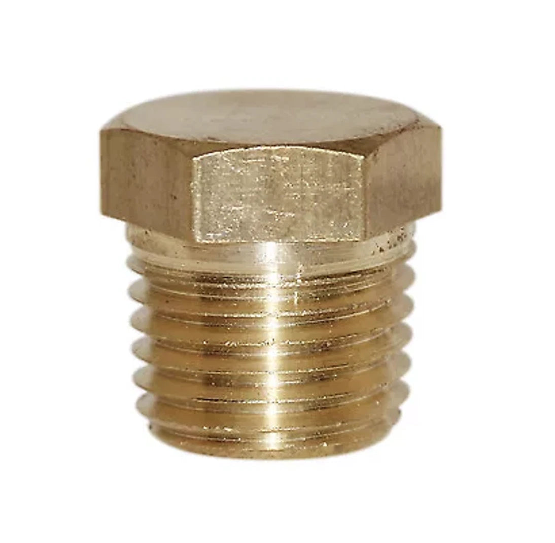 Set of 2 Brass Pipe Plug Fittings for Mercury Mariner (22-36382)