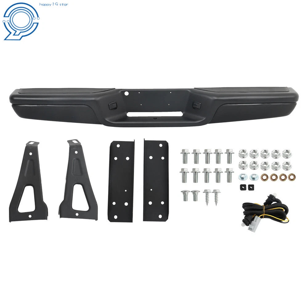 Step Rear Bumper Assembly for Dodge Dakota (1997-2004) Black