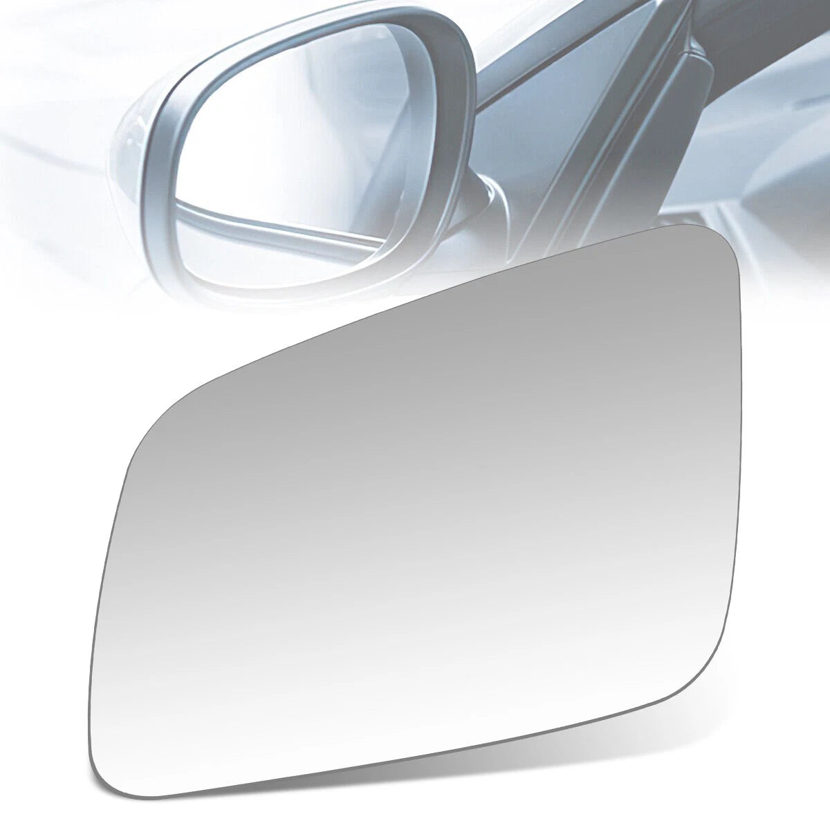 Side View Door Mirror Glass for Lincoln Continental (1988–1994) - Left, Flat Lens