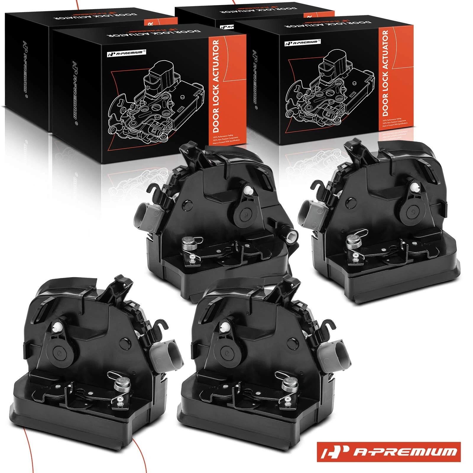 Set of 4 Door Lock Actuators for BMW E53 X5 (2000–2006)