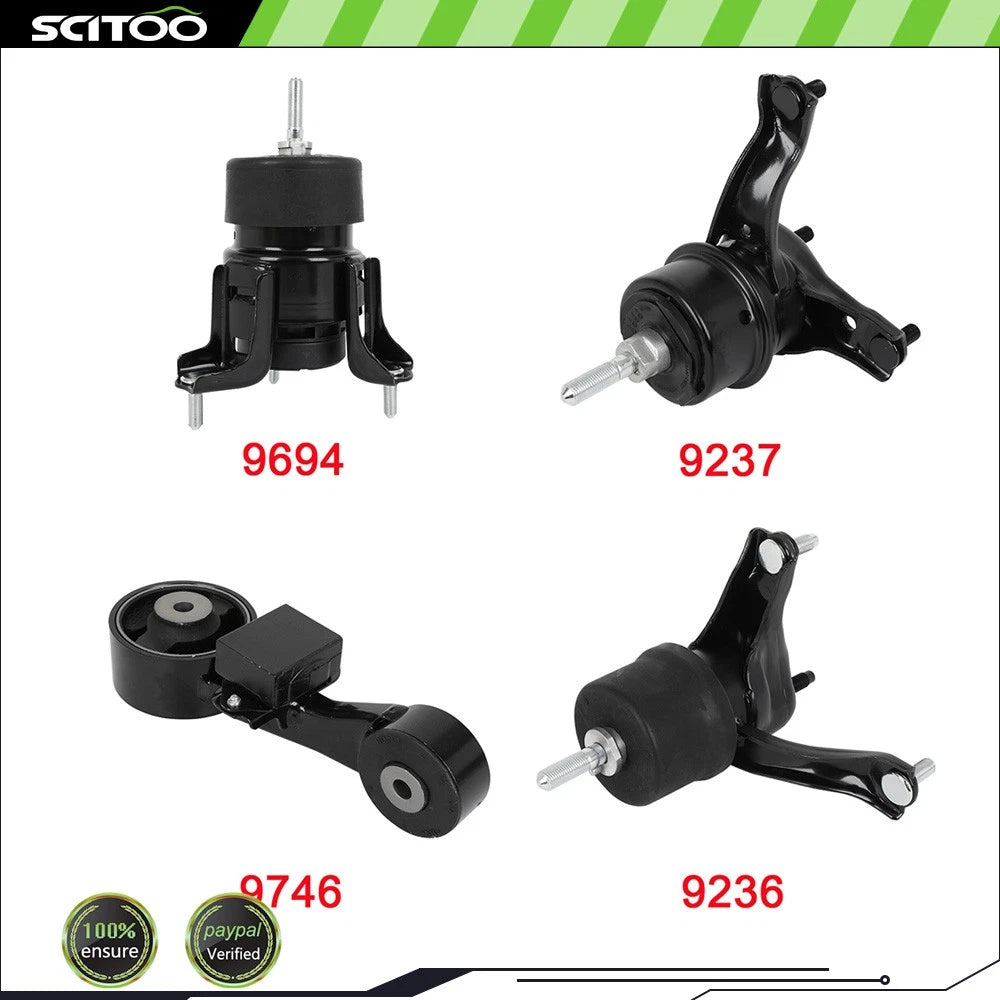 Engine & Transmission Mount for Toyota Sienna L4 2.7L (2011–2013) 9694 9237 9746 9236