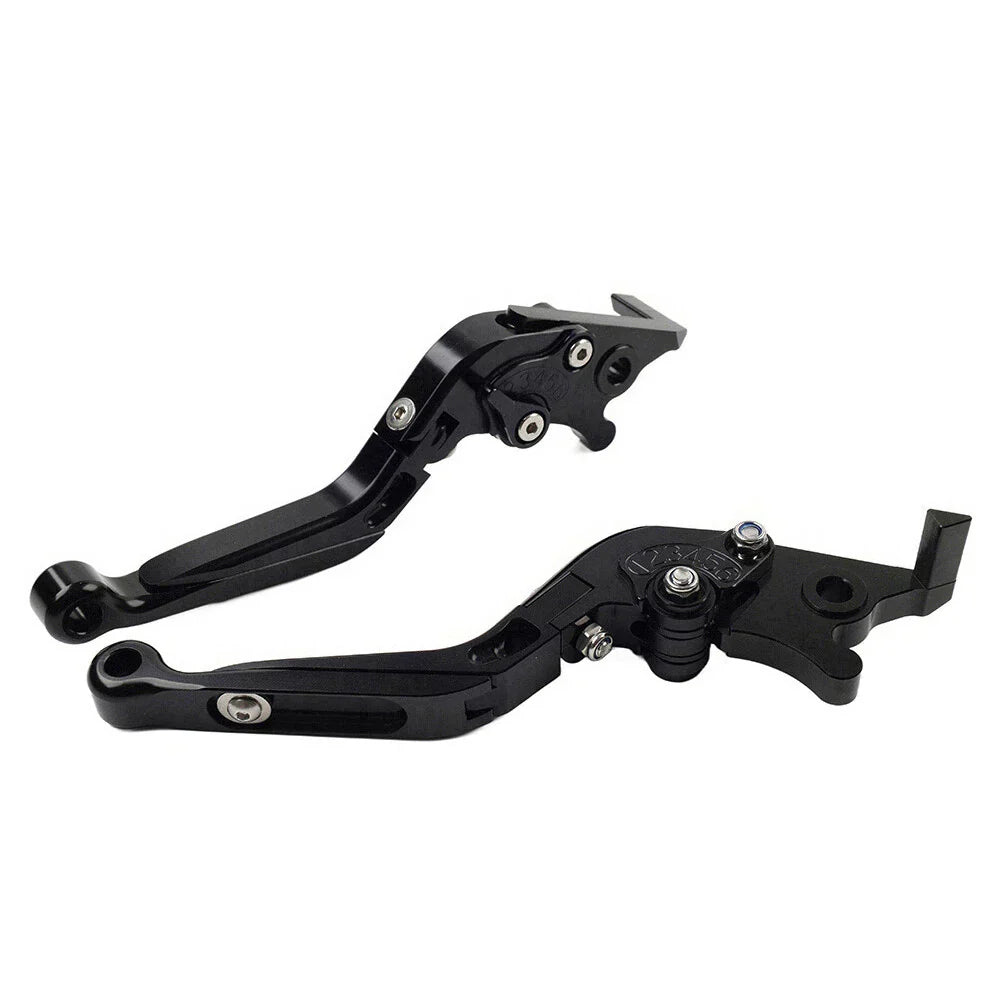 Black Extendable Brake Clutch Levers for Kawasaki Z650 Z900 Ninja (2017-2022)