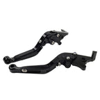 Black Extendable Brake Clutch Levers for Kawasaki Z650 Z900 Ninja (2017-2022)