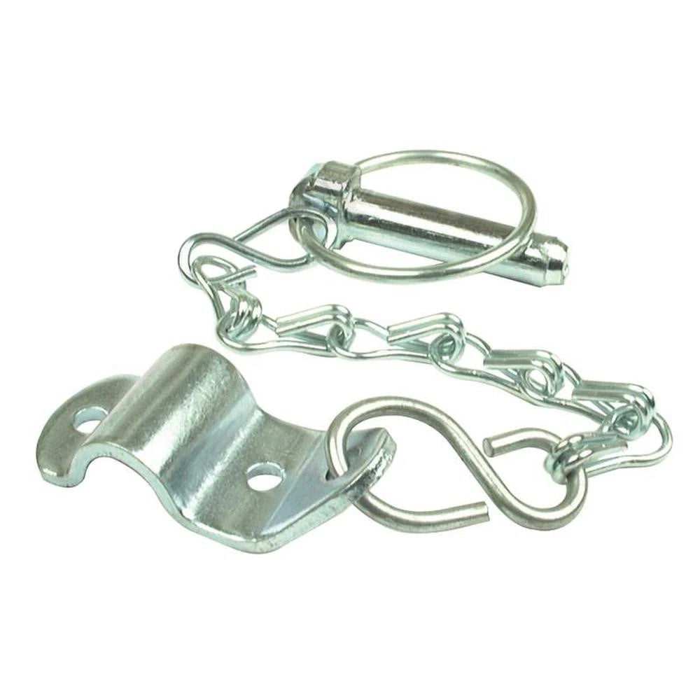 S.30 Round Linch Pin, Chain & Bracket Assembly for Landini (Fits 11mm)