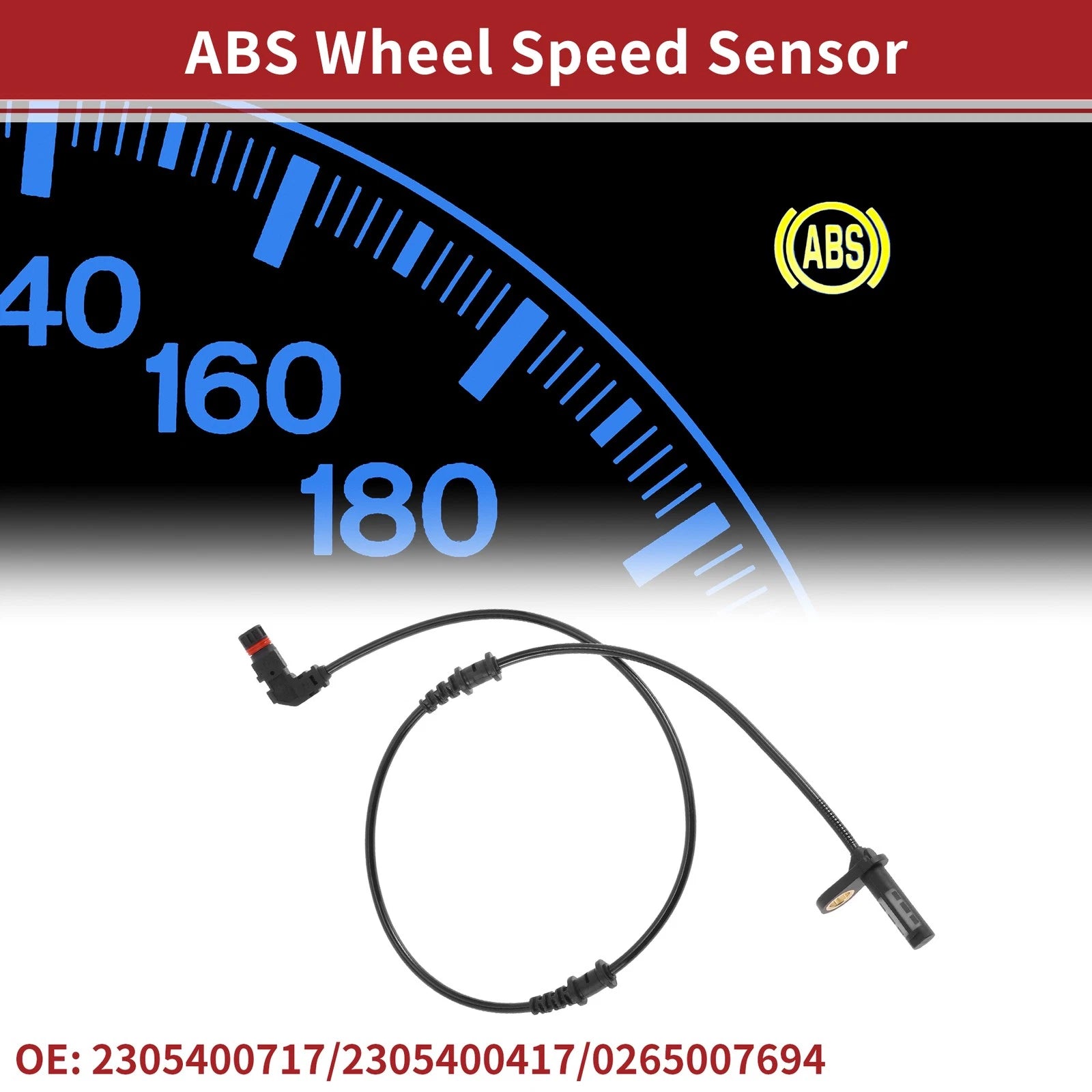 ABS Wheel Speed Sensor No. 2305400717 for Mercedes-Benz SL63 (2009–2012)